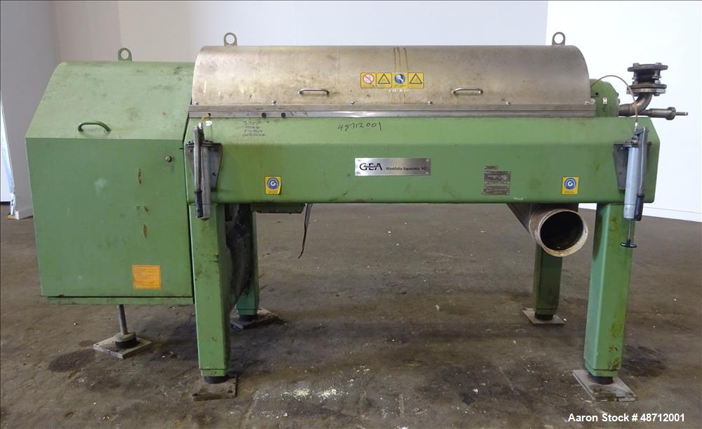 Used GEA Westfalia CB-305-00-02 Solid Bowl Decanter Centrifuge