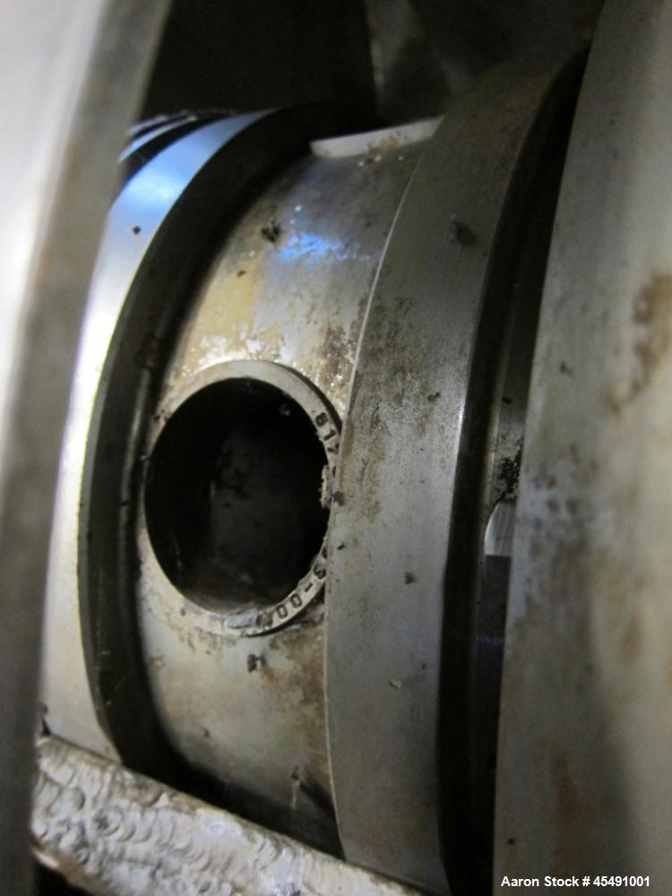 Used Stainless Steel Westfalia Solid Bowl Decanter Centrifuge 