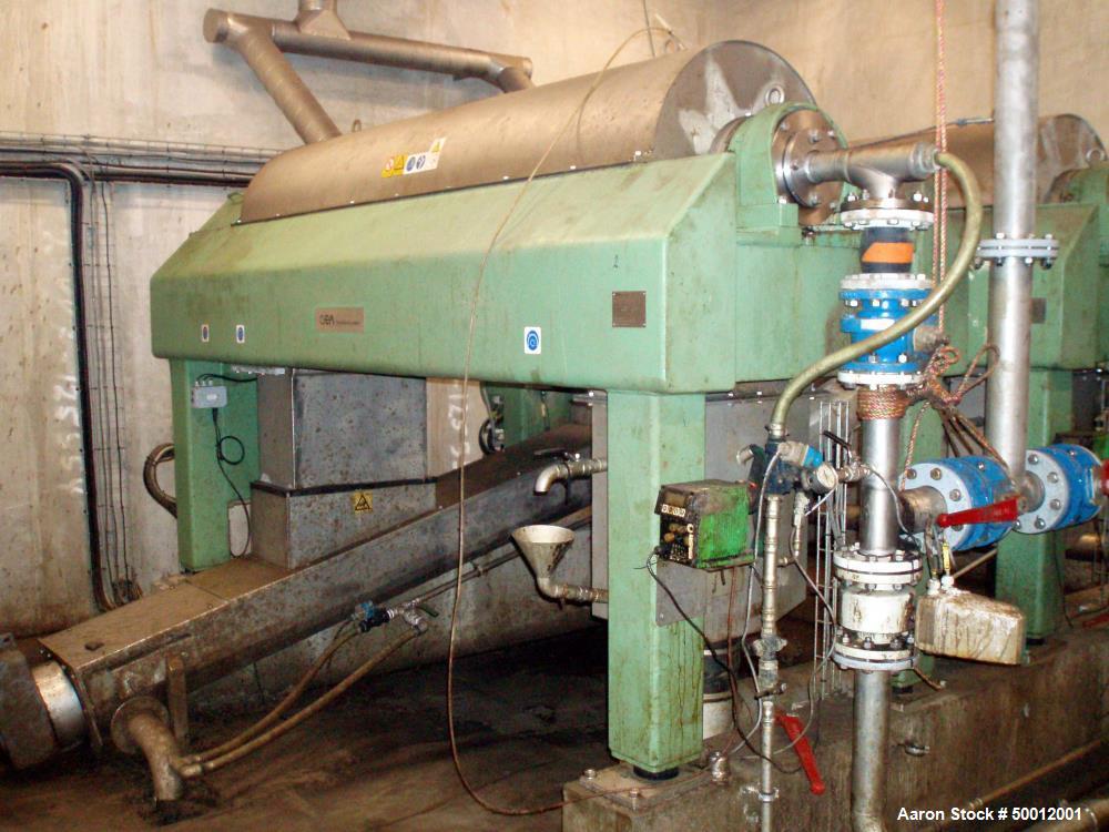Used Westfalia CA-458-00-02 Solid Bowl Decanter Centrifuge