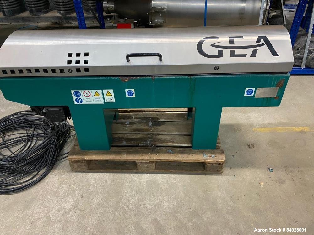 Used GEA Westfalia UCD 205-00-02/32c Decanter Centrifuge – 5500 RPM, 2-Phase, Stainless Contact, WWT Application – 2011