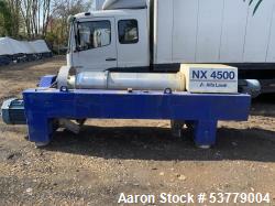 Used Alfa Laval DSNX 4555 Solid Bowl Decanter Centrifuge. 316 Stainless Steel construction (product contact areas). Maximum ...