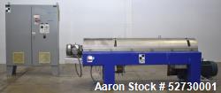 Used- Alfa Laval P1-305 Solid Bowl Decanter Centrifuge. 304 Stainless Steel contract areas. Maximum solids density 1.3 kg/dm...