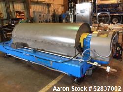 Used- Bird Decanter Centrifuge, Model M4900. 30" x 96" Bowl. Capable of over 2200 g with a feed rate capacity of over 450 gp...