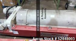 Used- Dupps Model GMT-470EVO Decanter Centrifuge. Stainless steel construction. Bowl driven by approximate 50hp motor, 20hp ...
