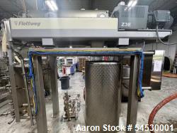 Used Flottweg Decanter Centrifuge, Model Z3E-4/401. Maximum bowl speed 5250 RPM. Maximum sediment density 1.6 kg/dm3. Stainl...