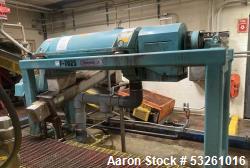 Used Alfa Laval Sharples PM38000 Decanter Super-Centrifuge with Control Panel & Discharge Conveyor