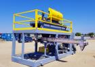 Unused- United Dewatering Skid. 304L Stainless Steel. Consisting of: United SS1000 18.5 x 50 decanter centrifuge. Max bowl speed 3200 RPM, 2617 G's, rated at 1000 LPM. Hard faced conveyor, 60hp XP mo...