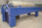 Used Alfa Laval Solid Bowl Decanter Centrifuge, Model ALDEC 606. 2205 stainless steel (product contact areas), maximum bowl speed 2900 rpm. 8