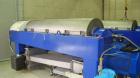 Used Alfa Laval Aldec 508 Solid Bowl Decanter Centrifuge, 316 stainless steel construction (product contact areas), maximum bowl speed 2900 rpm, single row of lined cake discharge ports, liquid plate...