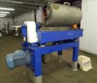 Used Alfa Laval AVNX-4030 Decanter Centrifuge. 316 Stainless steel construction (product contact areas), maximum bowl speed 4,000 rpm, single lead conveyor with welded hardfacing, single row of cake ...