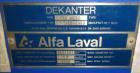 Used Alfa Laval AVNX-4030 Decanter Centrifuge. 316 Stainless steel construction (product contact areas), maximum bowl speed 4,000 rpm, single lead conveyor with welded hardfacing, single row of cake ...