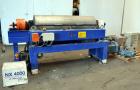 Alfa Laval Decanter AVNX- 4050 Solid Bowl Decanter Centrifuge. 316 Stainless steel construction (product contact areas), maximum bowl speed 4000 rpm, 110 mm single lead conveyor, single row of lined ...