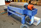 Alfa Laval Decanter AVNX- 4050 Solid Bowl Decanter Centrifuge. 316 Stainless steel construction (product contact areas), maximum bowl speed 4000 rpm, 110 mm single lead conveyor, single row of lined ...