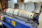 Alfa Laval Decanter AVNX- 4050 Solid Bowl Decanter Centrifuge. 316 Stainless steel construction (product contact areas), maximum bowl speed 4000 rpm, 110 mm single lead conveyor, single row of lined ...