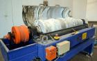 Alfa Laval Decanter AVNX- 4050 Solid Bowl Decanter Centrifuge. 316 Stainless steel construction (product contact areas), maximum bowl speed 4000 rpm, 110 mm single lead conveyor, single row of lined ...