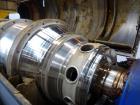 Used Alfa Laval NX-4055 Solid Bowl Decanter Centrifuge, 316 Stainless Steel Construction (product contact areas). Maximum bowl speed 4,000 rpm, 110 mm single lead conveyor with welded hard facing, si...