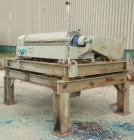 Used Alfa Laval AVNX-418-31G Solid Bowl Decanter Centrifuge, 316 Stainless Steel (product contact areas). maximum bowl speed 4000 rpm, 110mm single lead conveyor with sintered tungsten carbide wear p...