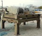Used Alfa Laval AVNX-418-31G Solid Bowl Decanter Centrifuge, 316 Stainless Steel (product contact areas). maximum bowl speed 4000 rpm, 110mm single lead conveyor with sintered tungsten carbide wear p...