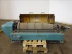 Used Alfa Laval AVNX-418B-31G Solid Bowl Decanter Centrifuge. 316 Stainless steel construction (product contact areas), 110mm single lead conveyor with welded hard facing, double row of lined cake di...