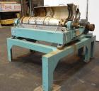 Used Alfa Laval AVNX 418K-31/ 8820.5000.38 Solid Bowl Decanter Centrifuge, 316 Stainless Steel (product contact areas). Maximum bowl speed 4000 rpm, 70mm single lead conveyor with hard facing,double ...