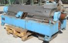 Used Alfa Laval AVNX-418K-31 Solid Bowl Decanter Centrifuge, 316 Stainless Steel Construction (Product Contact Areas), Maximum bowl speed 3250 RPM. Double row of lined cake discharge ports, 70 MM sin...