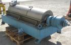 Used Alfa Laval AVNX-418K-31 Solid Bowl Decanter Centrifuge, 316 Stainless Steel Construction (Product Contact Areas), Maximum bowl speed 3250 RPM. Double row of lined cake discharge ports, 70 MM sin...