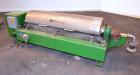 Used Alfa Laval AVNX-420B-31G Solid Bowl Decanter Centrifuge. 316 Stainless steel construction on product contact areas. Maximum bowl speed 4000 rpm. 70 mm Single lead conveyor. Single row of lined c...