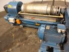 Used Alfa Laval AVNX 424B-31G (PM-35000 Super) Decanter Centrifuge. 316 Stainless steel construction on product contact areas. Maximum bowl speed 3600 rpm, approximate 110mm single lead conveyor with...