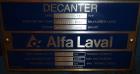 Used- Alfa Laval Solid Bowl Decanter Centrifuge