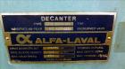Used Stainless Steel Alfa Laval Solid Bowl Decanter Centrifuge, AVNX-5060B-31G