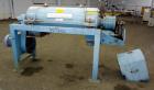 Used Alfa Laval AVNX-716B-31G Solid Bowl Decanter Centrifuge. Stainless steel rotating assembly, bowl speed 4000 rpm, single lead conveyor, casing, 3.5 kNm gearbox, 15kW inline main drive (380/3/50),...