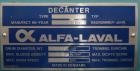 Used- Alfa Laval AVNX-720B-31G Solid Bowl Decanter Centrifuge.