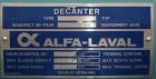 Used Alfa Laval AVNX-720B-31G Solid Bowl Decanter Centrifuge.