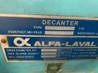 Used- Alfa Laval Solid Bowl Decanter Centrifuge