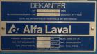 Used- Alfa Laval AVNX-820B-31G Solid Bowl Decanter Centrifuge.