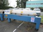 Used Alfa Laval AVNX-935B-31G Solid Bowl Decanter Centrifuge. 316 Stainless steel construction (product contact areas), maximum bowl speed 3200 rpm, 20 deg bowl angle, single row of lined cake discha...