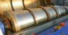 Used Alfa Laval Decanter, Type ALDEC 406, 316 stainless steel construction on product contact parts. Maximum bowl speed 4000 rpm. 110mm single lead conveyor with hardfacing. Driven by a 22 kw, 3/50/3...