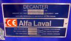 Used Alfa Laval Aldec 506 Solid Bowl Decanter Centrifuge. 316 Stainless steel (product contact areas). Maximum bowl speed 3250 rpm, base, bowl diameter 17.7