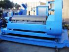 Used Alfa Laval DMNX-418 Solid Bowl Decanter Centrifuge. 316 stainless steel construction (product contact areas), max bowl speed 4000 rpm, 110 mm single lead conveyor, base, casing, 3.5 kn gearbox, ...
