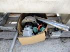 Used Alfa Laval DMNX-418 Solid Bowl Decanter Centrifuge Parts. consisting of misc. bowl components, base, casing.
