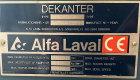 Used- Alfa Laval DSNX-4850 Solid Bowl Decanter Centrifuge