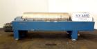 Used Alfa Laval DSNX-4850 Solid Bowl Decanter Centrifuge.  AISI 316 (1.4401) Stainless steel construction on product contact parts.  Max bowl speed 3650 rpm, 2 phase, 18.8