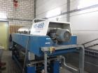 Used Alfa Laval DSNX4850 Decanter Centrifuge. AISI316 (1.4401) Stainless steel construction on product contact parts. Max bowl speed 3650 rpm, 2 phase, 18.8” diameter x 79.4” straight side (480 mm di...