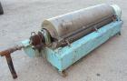 Used Alfa Laval decanter, type NX 418B-31G. 316 stainless steel construction on product contact parts. Approximate maximum bowl speed 4000. Single lead conveyor. Complete with gearbox.