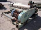 Used Alfa Laval NX-418B-31G Solid Bowl Decanter Centrifuge. 316 stainless steel construction on product contact areas, max bowl speed 4000 rpm. 70 mm single lead Esjberg conveyor with welded hardfaci...