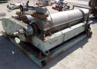 Used Alfa Laval NX-418B-31G Solid Bowl Decanter Centrifuge. 316 stainless steel construction on product contact areas, max bowl speed 4000 rpm. 70 mm single lead Esjberg conveyor with welded hardfaci...