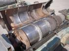 Used Alfa Laval NX-418B-31G Solid Bowl Decanter Centrifuge. 316 stainless steel construction on product contact areas, max bowl speed 4000 rpm. 70 mm single lead Esjberg conveyor with welded hardfaci...