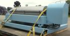 Used Alfa Laval NX-418B-31G Solid Bowl Decanter Centrifuge. 316 stainless steel construction on product contact areas, max bowl speed 4000 rpm. 70 mm single lead axial conveyor with welded hardfacing...