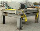 Used Alfa Laval NX-418B-31G Solid Bowl Decanter Centrifuge, 316 Stainless Steel (product contact areas). Maximum bowl speed 3250 rpm, 110mm single lead conveyor with sintered tungsten carbide wear pr...