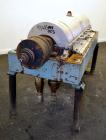 Used Alfa Laval NX-418 (2 or 3 phase) Solid Bowl Decanter Centrifuge. 316 Stainless steel construction (product contact areas), maximum bowl speed 3250 rpm, single row of lined cake discharge ports, ...